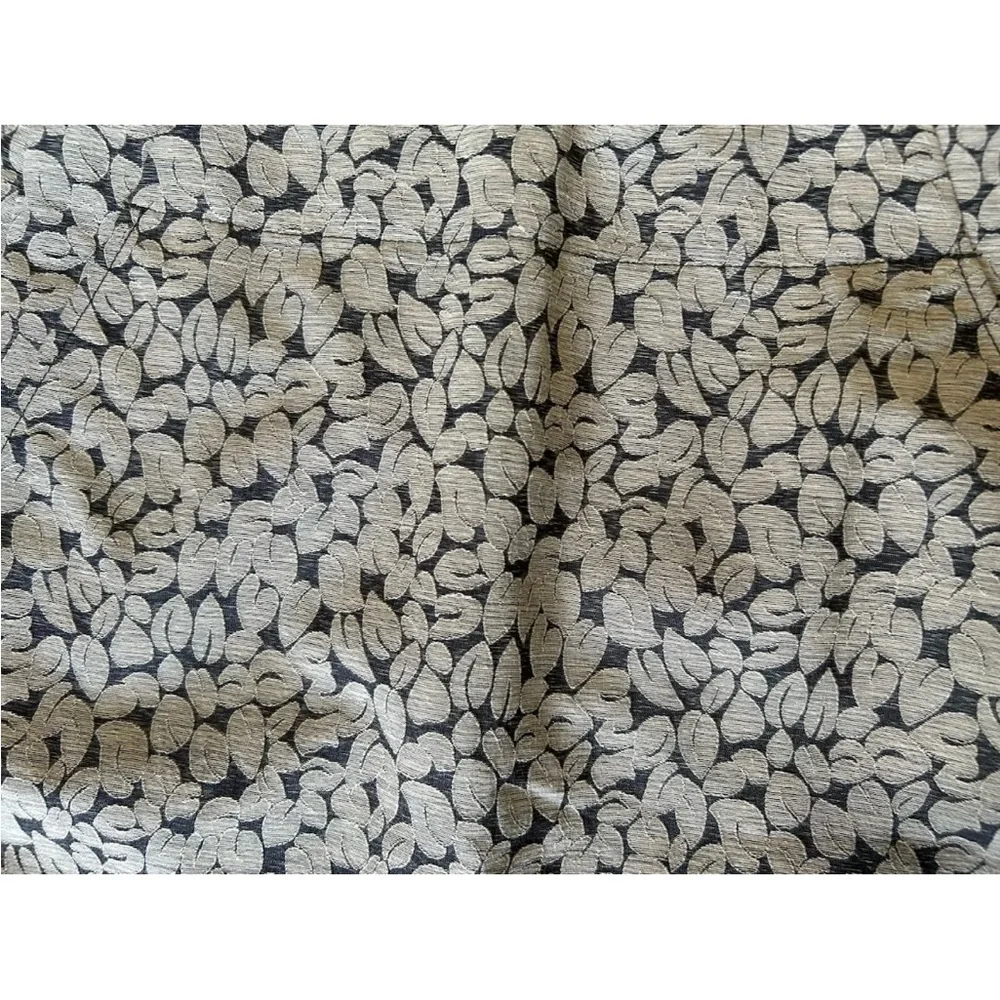 J. Crew Women's No. 2 Pencil Skirt Tan/Black Leaf Pattern Tailored Size 0